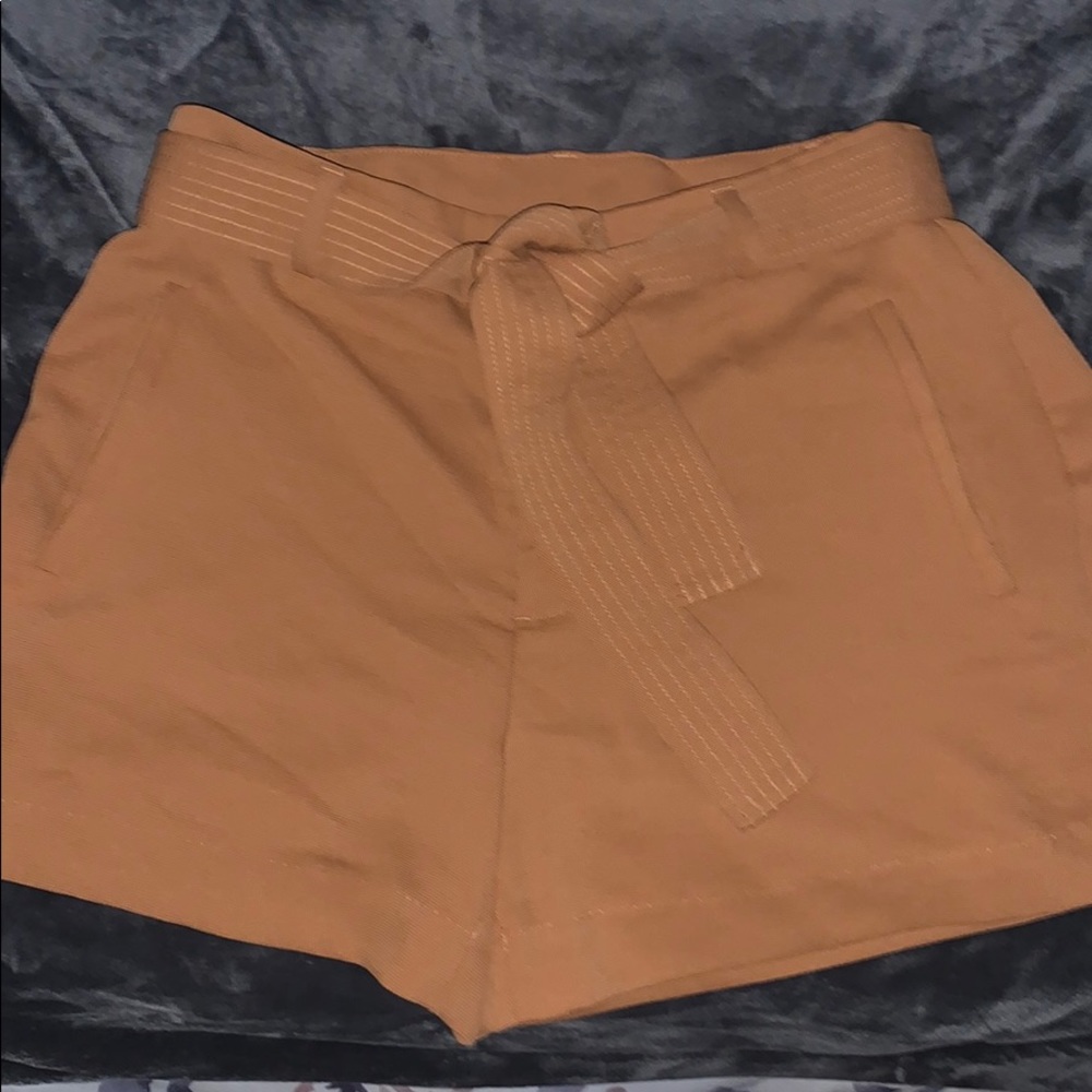 Brown/burnt orange dress shorts